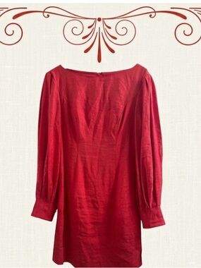 Trina Turk Fuchsia Sheath Dress Size 6 Long Sleeves Pink Cocktail Party Career